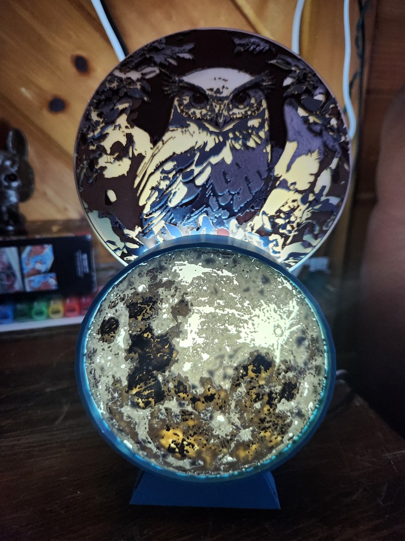 Moon / Own Cannon Light Display and Lens