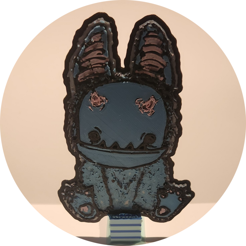 Jen Printy UTB Character 2D : 3D Display