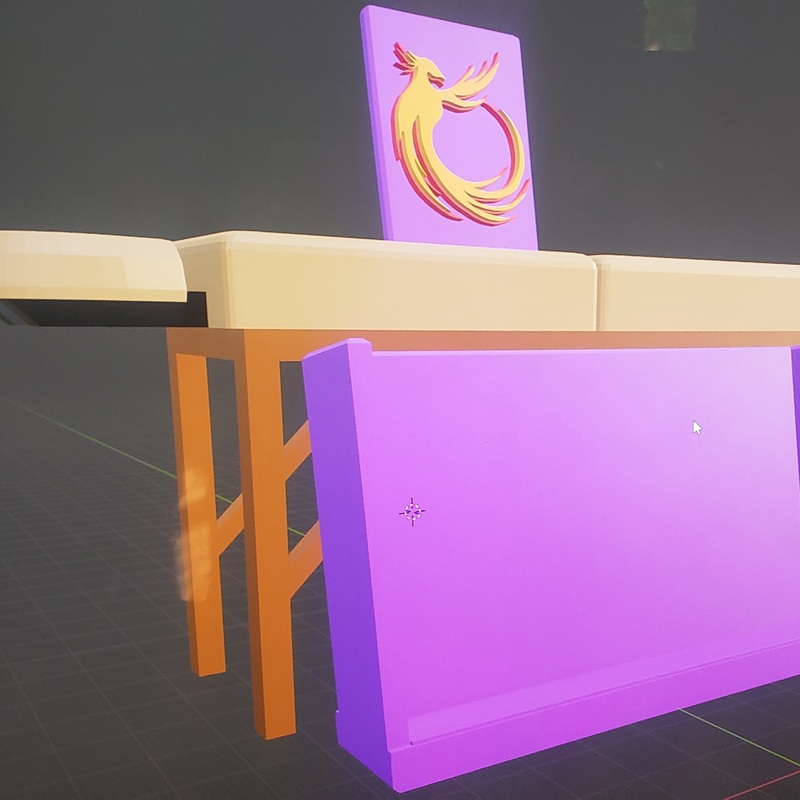 Custom Massage Table Card Dispenser